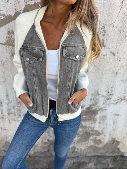 Mirandel™ l Casual V-neck Zipper Jacket