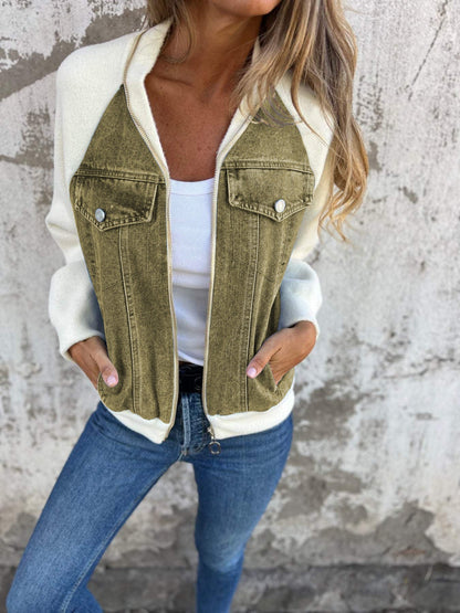 Mirandel™ l Casual V-neck Zipper Jacket