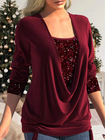 Genevieve™ | Pailletten glitter top