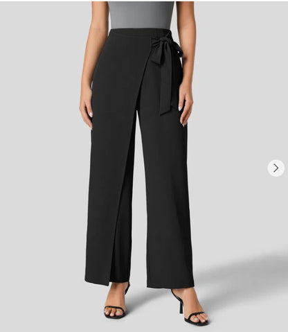 Cara™ | High-Waisted Broek met Wijde Pijpen
