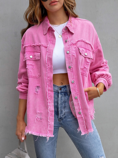 Leyla™ l Denim jack tijdloze lentestijl