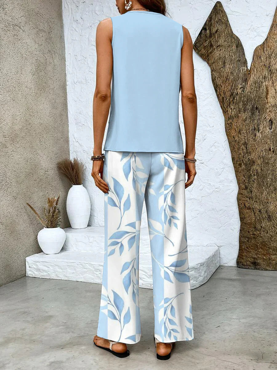 Danique™ l Vierkante Broek Met Bloemen