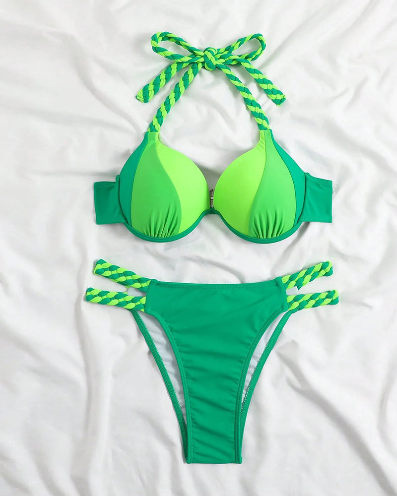 Mina™ | Bikiniset met halternek