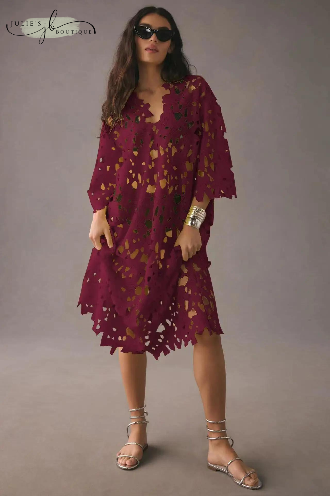 Lourdes™ | Elegante Maxi Jurk