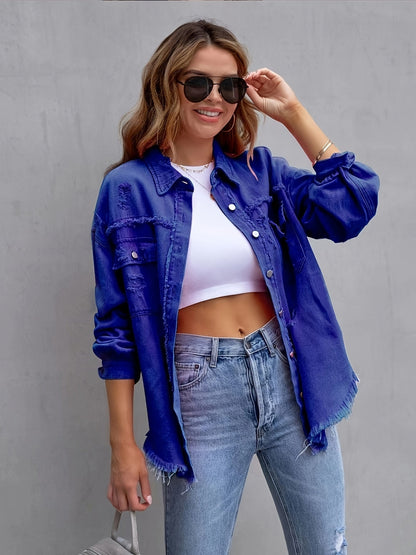 Leyla™ l Denim jack tijdloze lentestijl