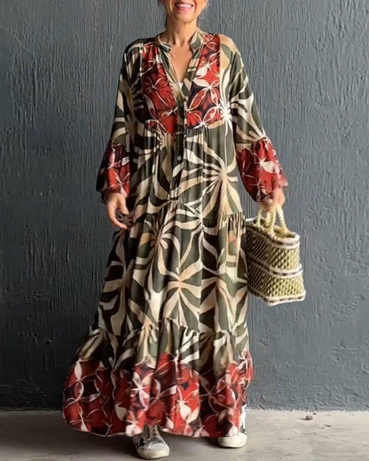 Vittoria™ | Losse Jurk Met Print