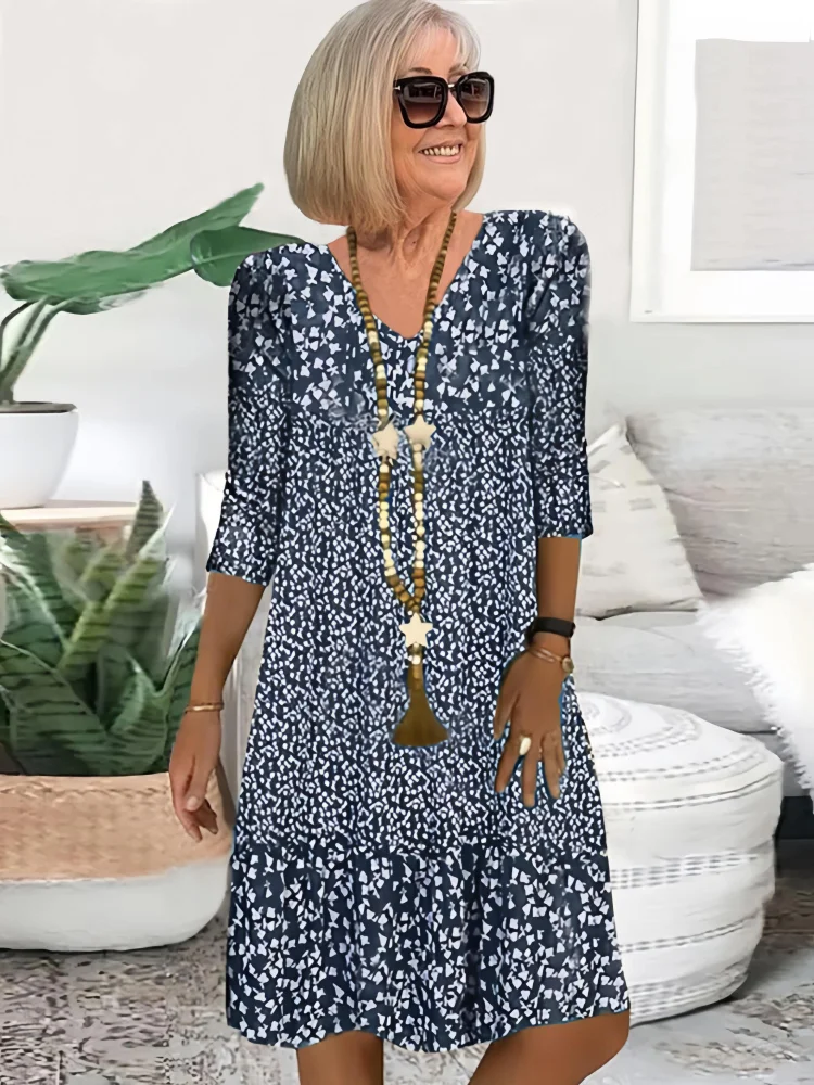 Alva™ Boheemse Katoenen Jurk