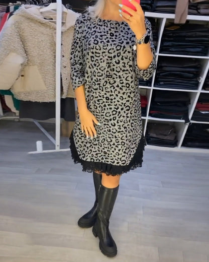 Esmira™ | Jurk Met Luipaardprint