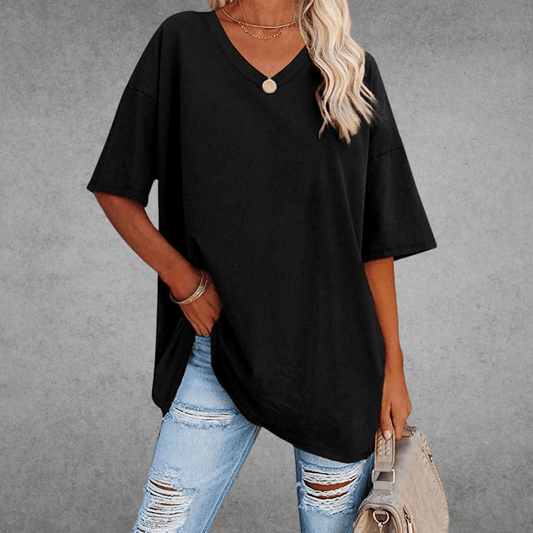 Nyla™ l Oversized V-hals Tee
