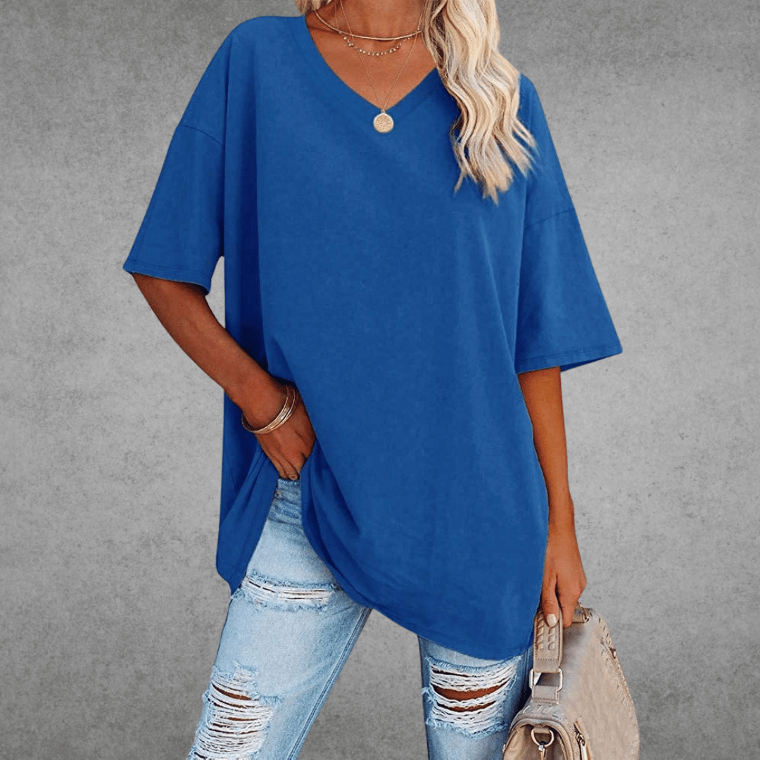 Nyla™ l Oversized V-hals Tee