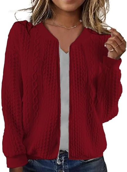 Aline™| Trendy Dames Vest met Rits