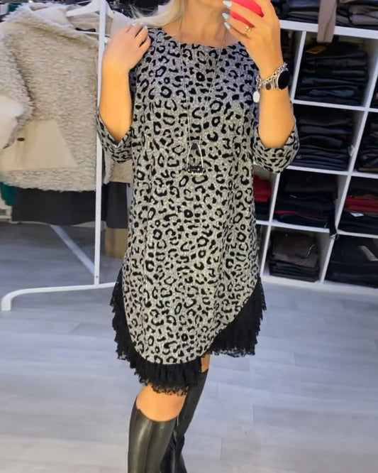 Esmira™ | Jurk Met Luipaardprint