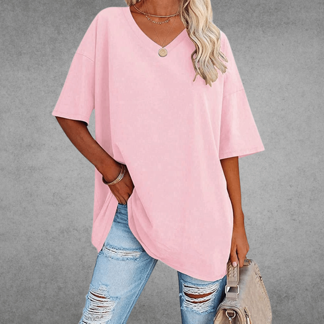 Nyla™ l Oversized V-hals Tee