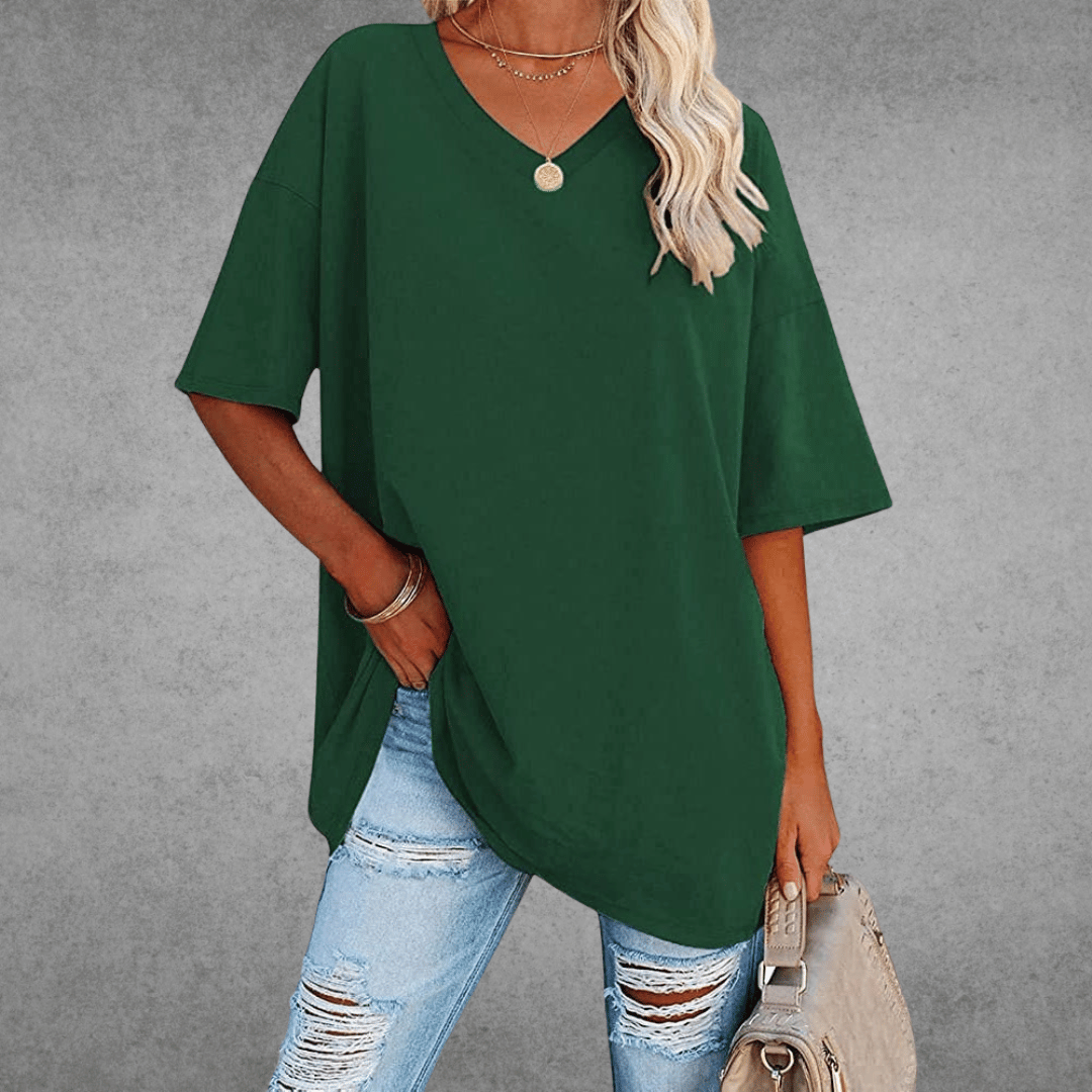 Nyla™ l Oversized V-hals Tee