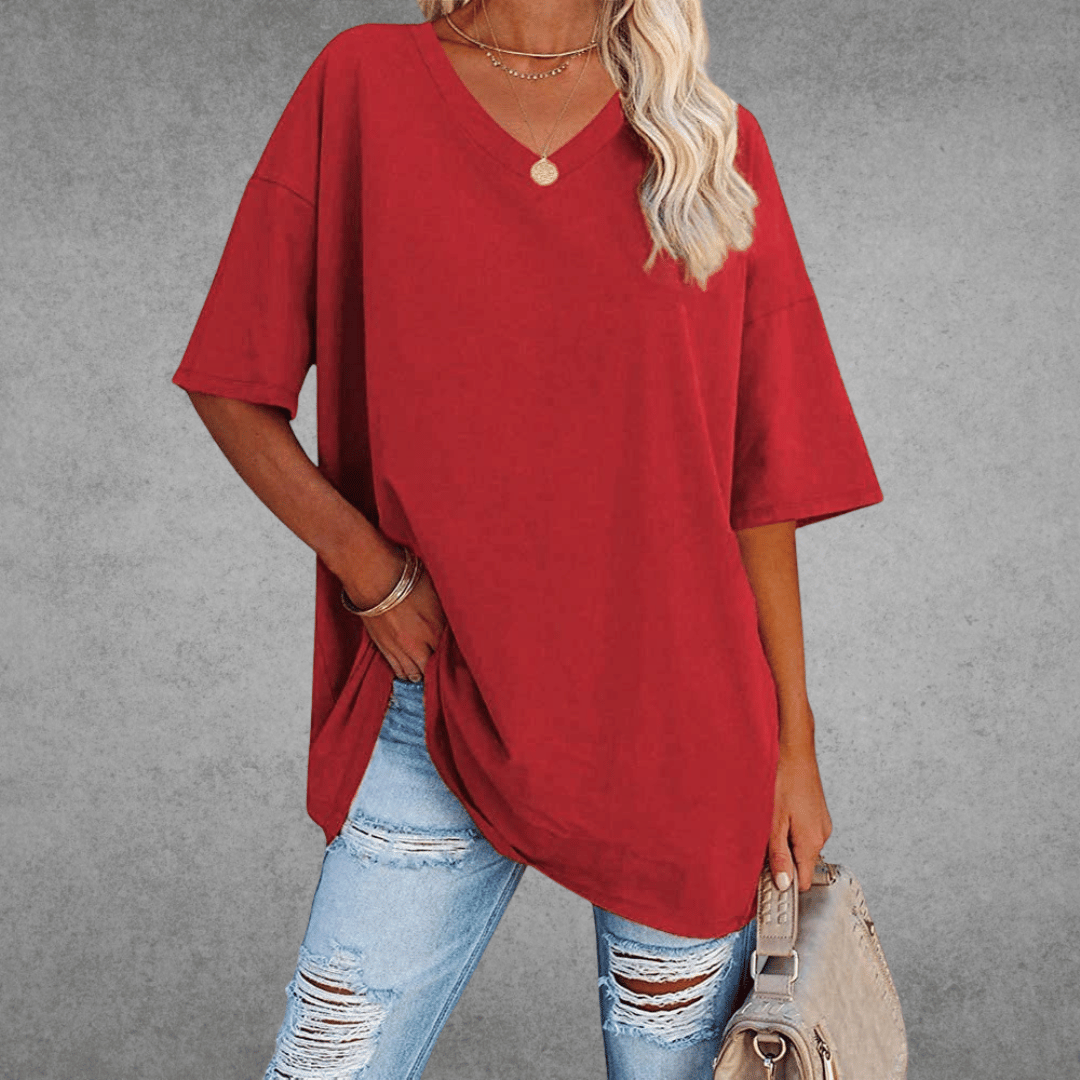 Nyla™ l Oversized V-hals Tee