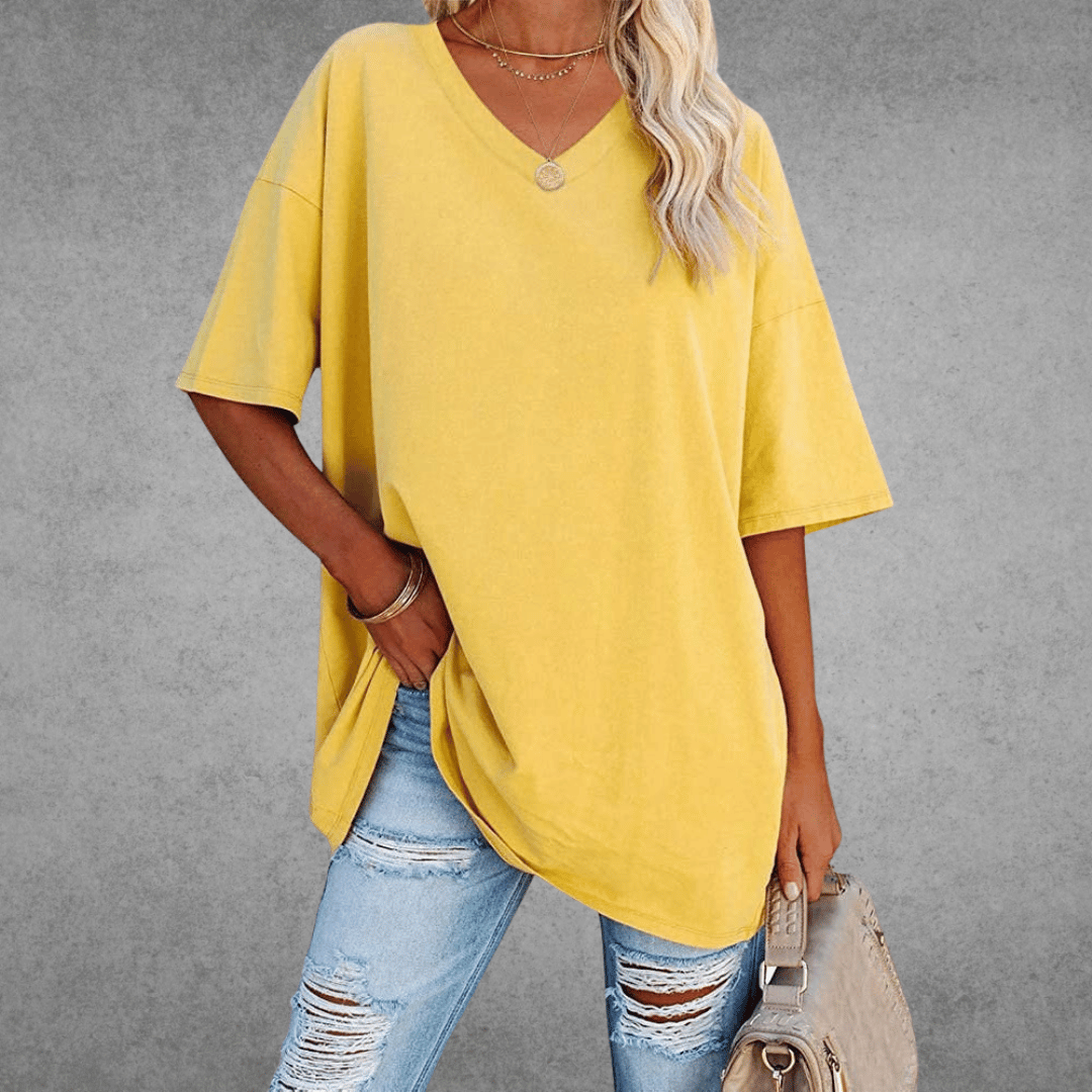 Nyla™ l Oversized V-hals Tee