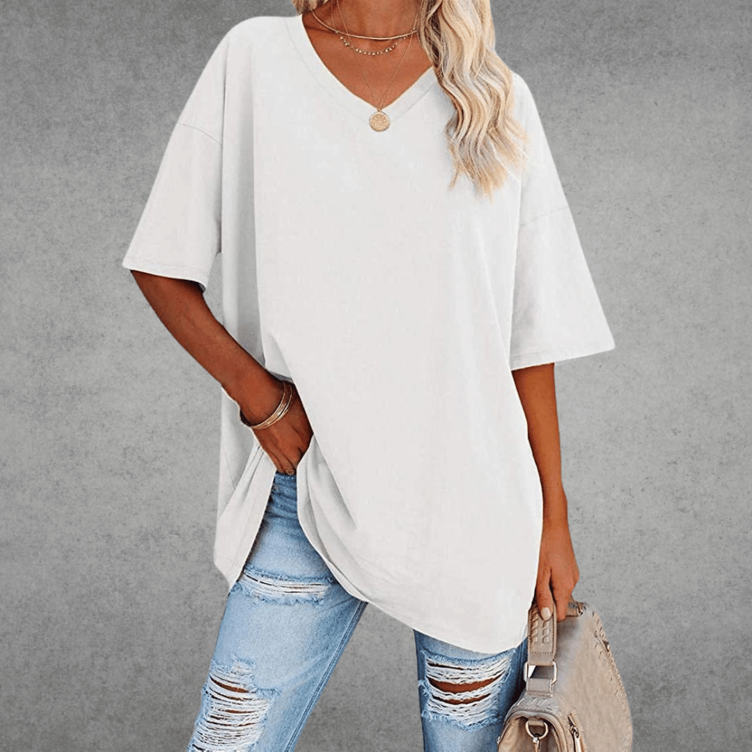 Nyla™ l Oversized V-hals Tee