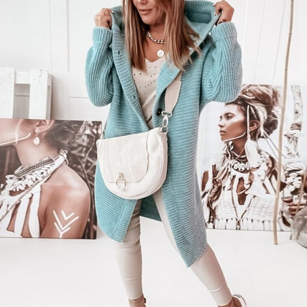 Yelena™ l Vest met lange mouwen en capuchon