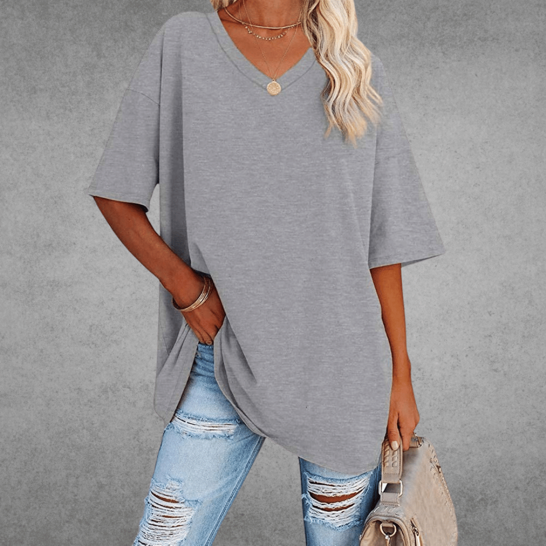 Nyla™ l Oversized V-hals Tee