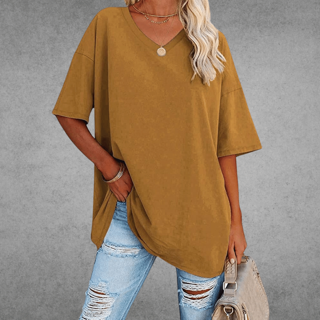 Nyla™ l Oversized V-hals Tee
