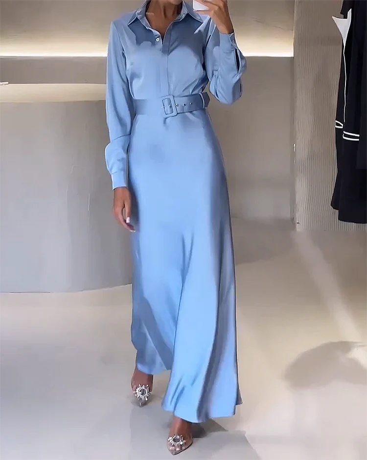 Lexia™  l Longsleeve Dress with Belt