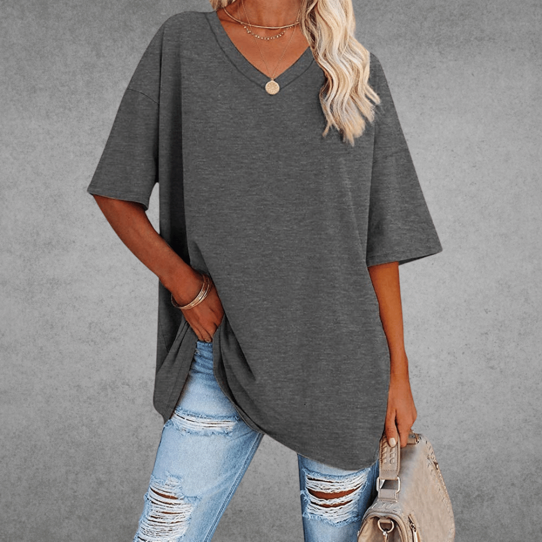 Nyla™ l Oversized V-hals Tee
