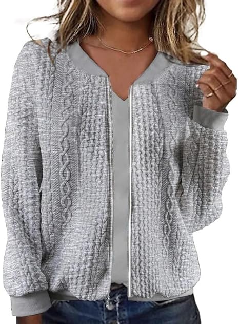 Aline™| Trendy Dames Vest met Rits