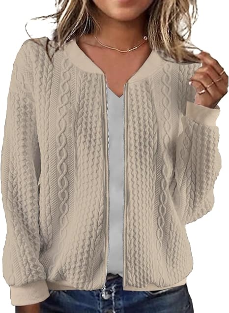 Aline™| Trendy Dames Vest met Rits