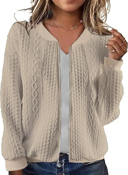 Aline™| Trendy Dames Vest met Rits