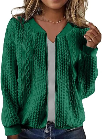 Aline™| Trendy Dames Vest met Rits