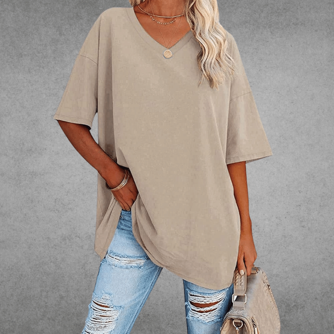 Nyla™ l Oversized V-hals Tee