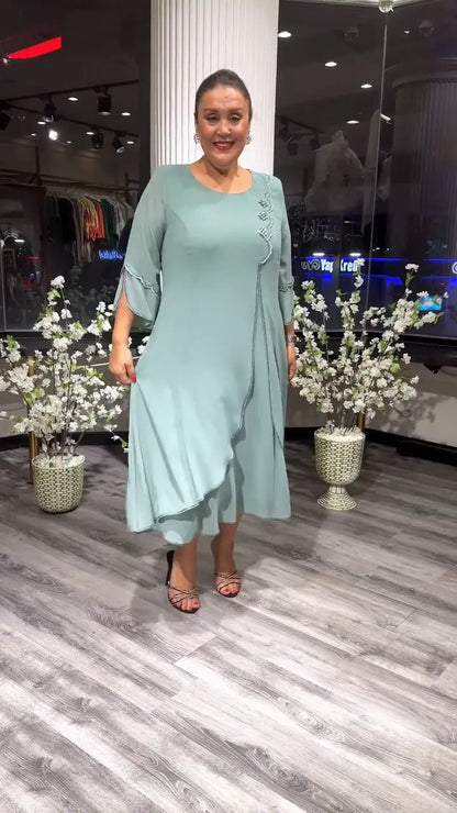 Nerisa™ | Moeiteloos elegante jurken in effen kleuren