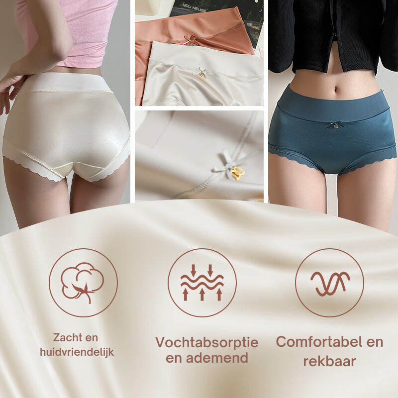 Viola™ | Antibacteriële, geurloze & zijden gynaecologische slips (2+1 GRATIS)