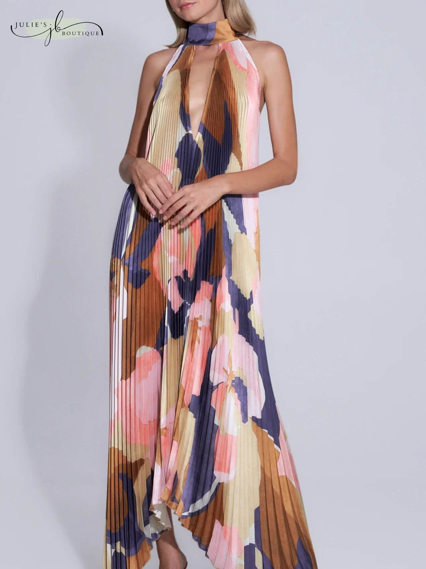 Janella™ | Maxi Jurk Met Nekhouder