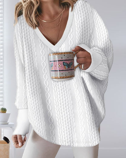 Wynter™ l  Sweater met losse V-hals