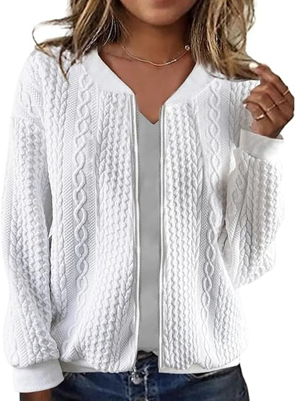 Aline™| Trendy Dames Vest met Rits