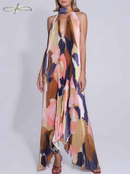 Janella™ | Maxi Jurk Met Nekhouder