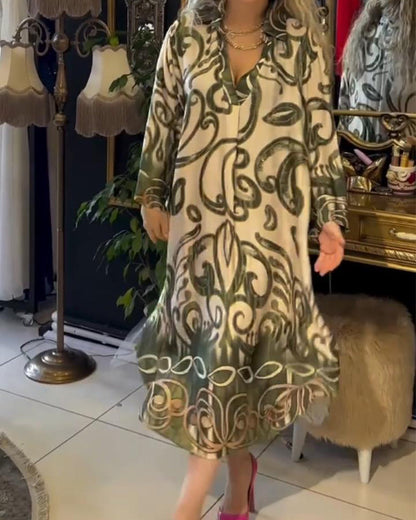 Lyanna™ | Losse en elegante jurk met print