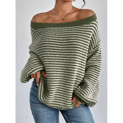 Saylor™ | Off-Shoulder Lange Mouw