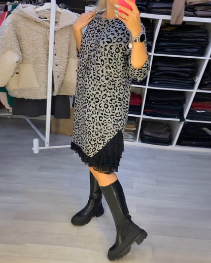Esmira™ | Jurk Met Luipaardprint