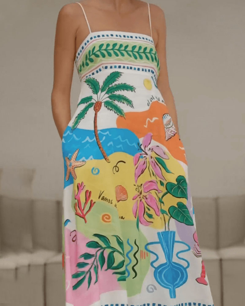Atasha™ | Soepelvallende Maxi Dress