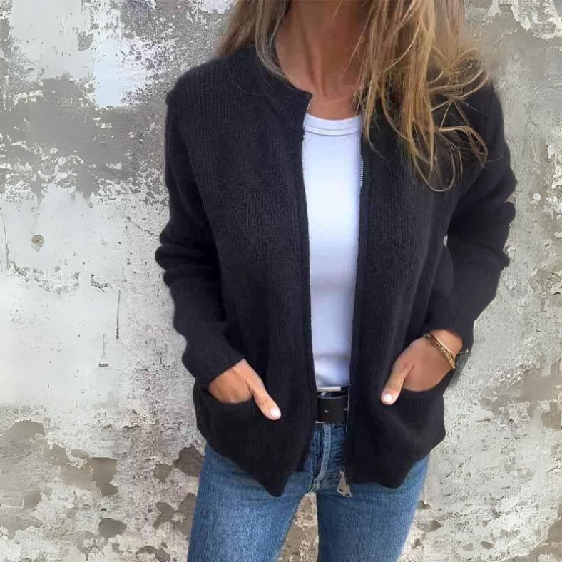Adelina™ | Gebreid Vest Met Rits
