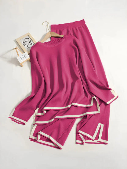 Charlotte ™ l Chic Elastisch Gebreide Lounge Set