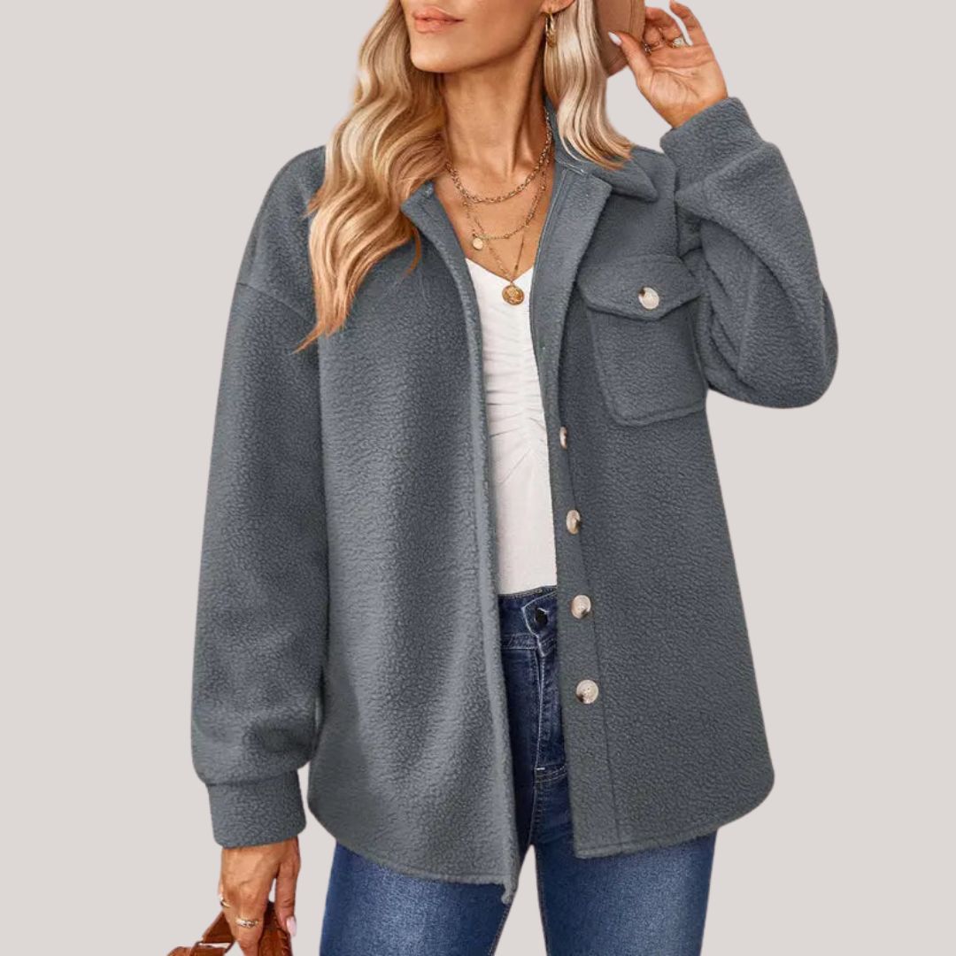 Renske™| Zachte Halflange Jas