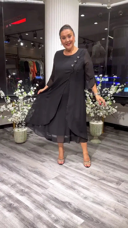 Nerisa™ | Moeiteloos elegante jurken in effen kleuren