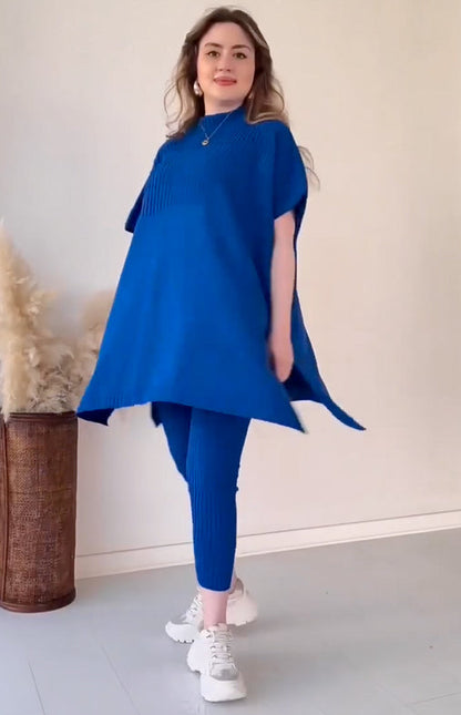Melanie™| Gebreid Shirt met Ronde Hals en Broek