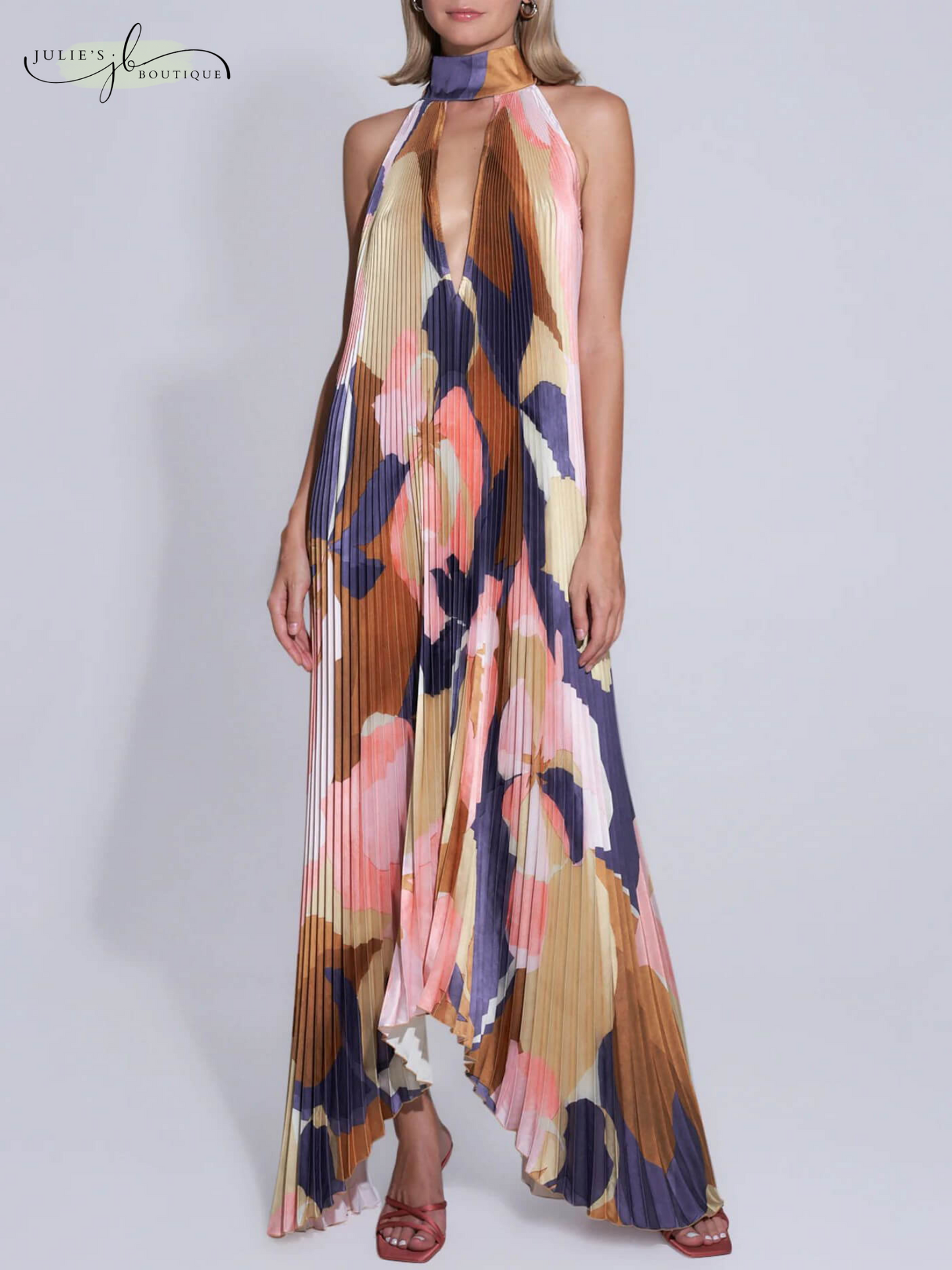 Janella™ | Maxi Jurk Met Nekhouder