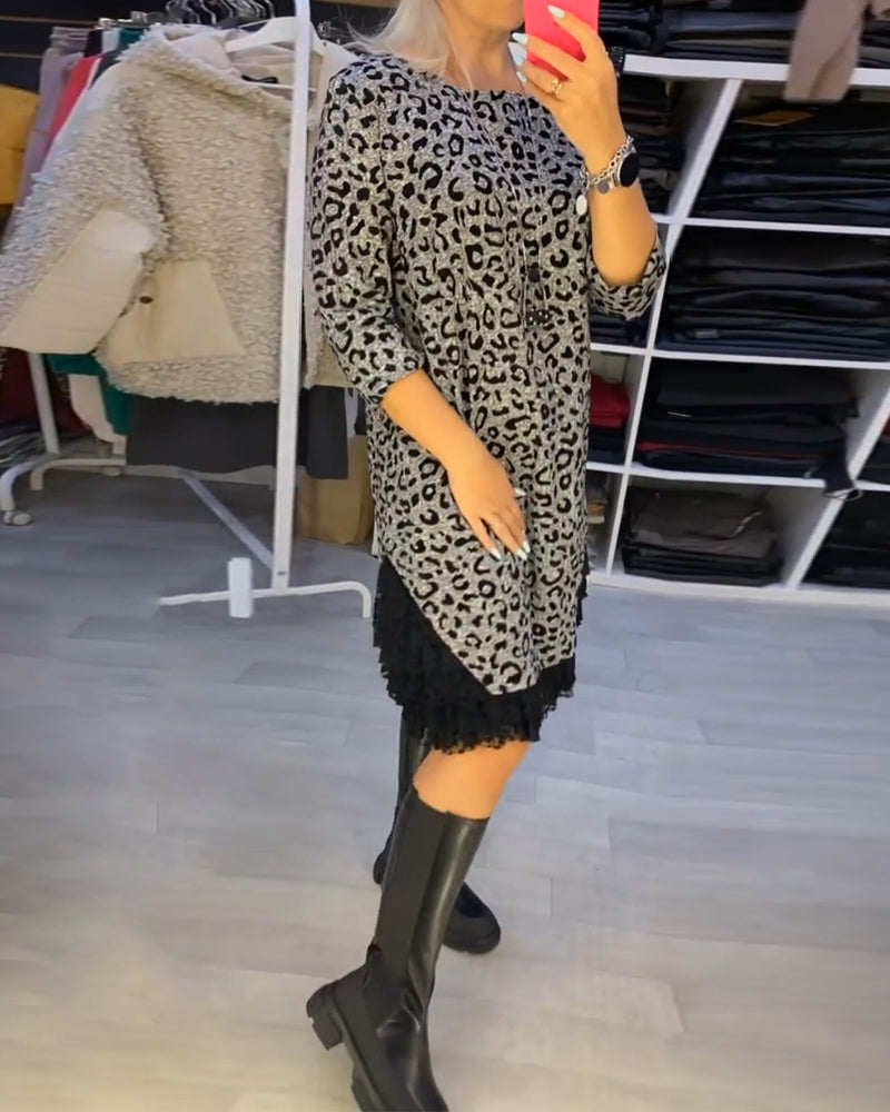 Esmira™ | Jurk Met Luipaardprint