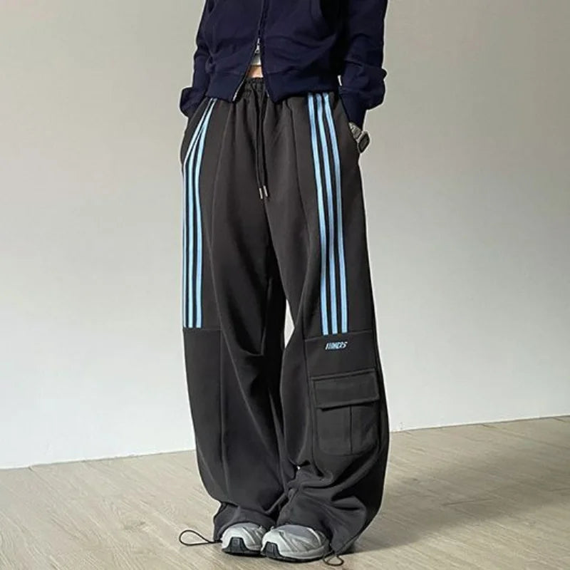Sela™ l American retro wijde pijpen broek