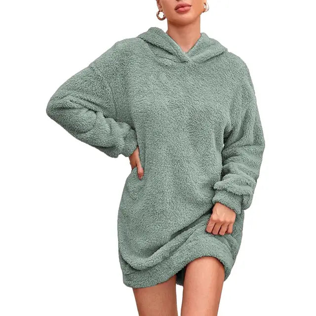 Alora™ l Zachte Jurk met Capuchon